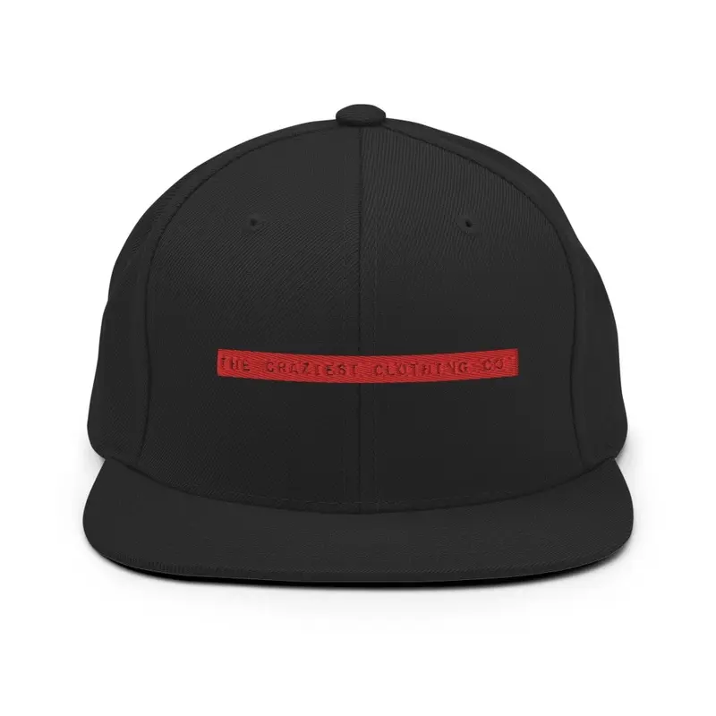 Black “Bar” Logo Snap Back