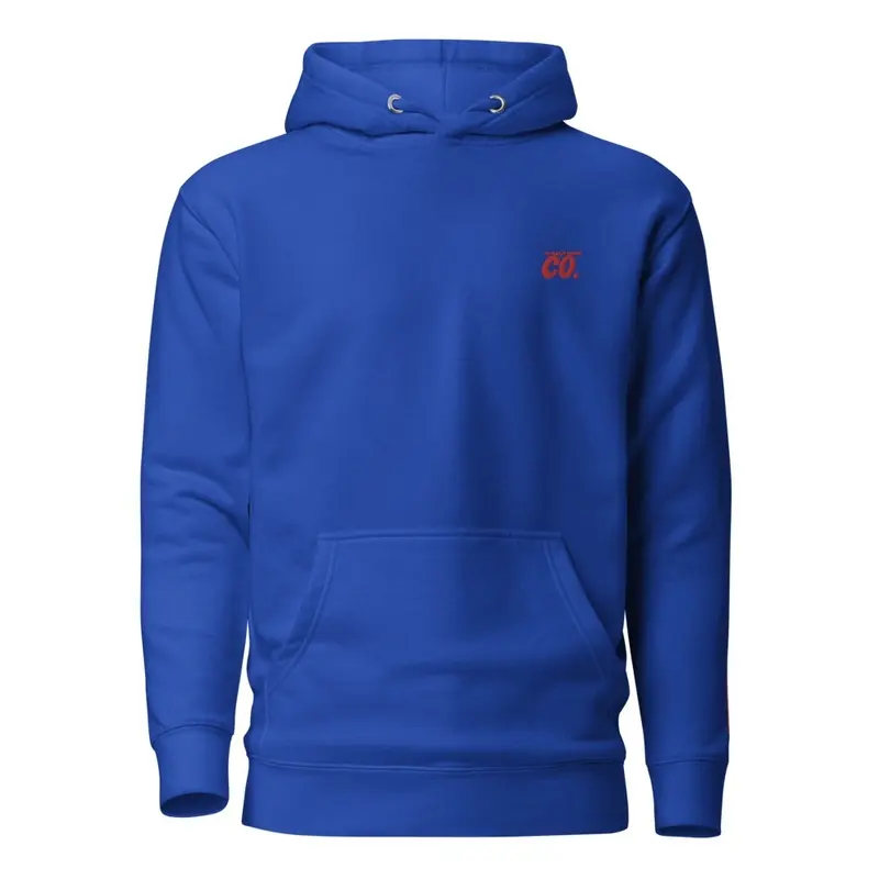 Blue “Red Stamp” Hoodie 