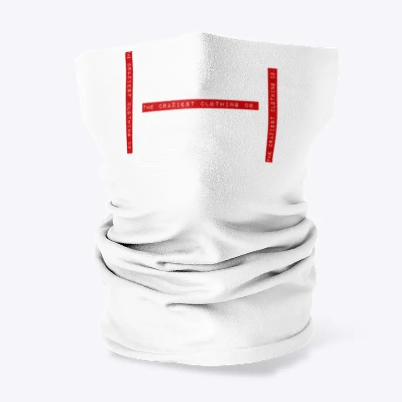 White “Bar” Logo Mask 