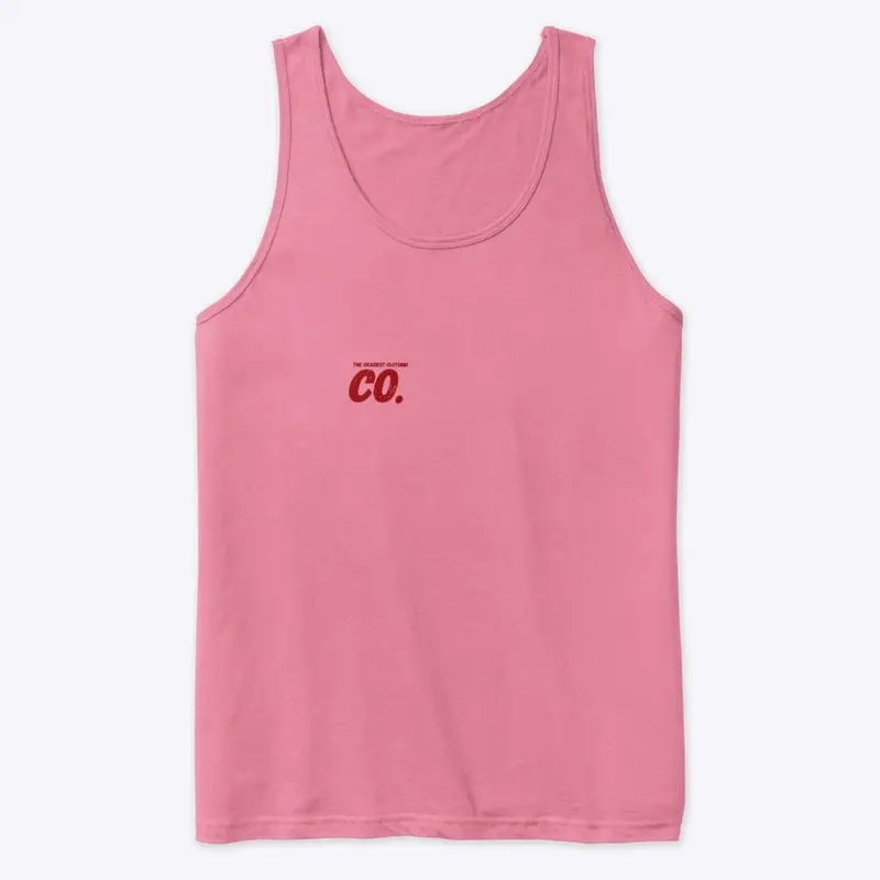 Black “Stamp” Logo Tank Top